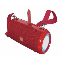 NF4077   Parlante Bluetooth  Rojo  FMSDAuxMicUSBLuz led  1.200mAh  One+